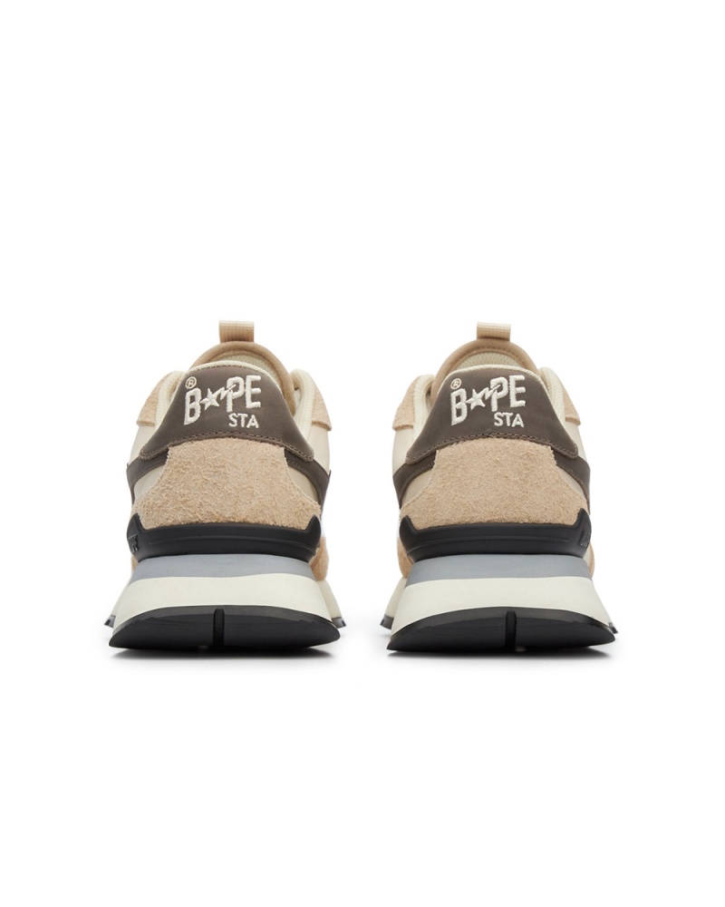 Basket Bape Route STA Express #1 M2 Beige Homme | QNY-92286451